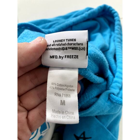 Looney Tunes RUE 21 Lightweight Retro Y2K Hoodie Size Medium - Picture 8 of 10